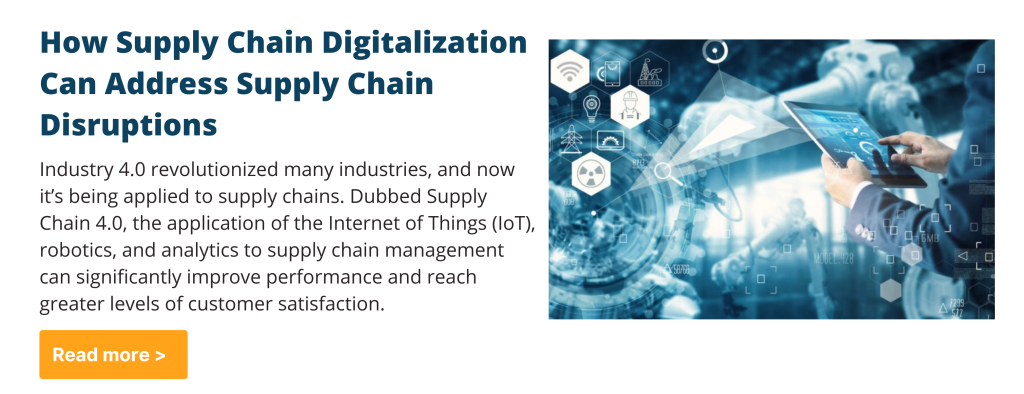 Supply chain digitalization