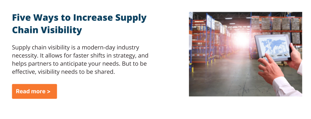 Ways to increase supply chain visibility