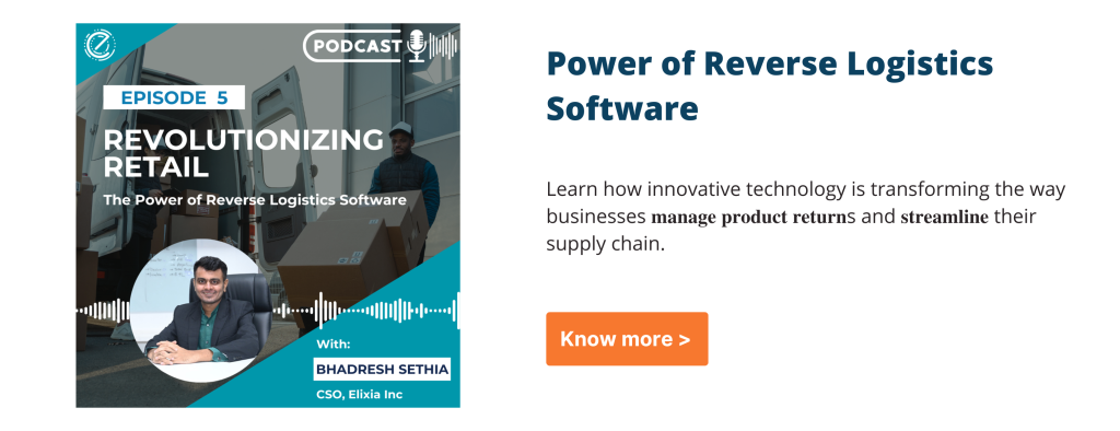 Podcast by Elixia's CSO on Power of Reverse logistics