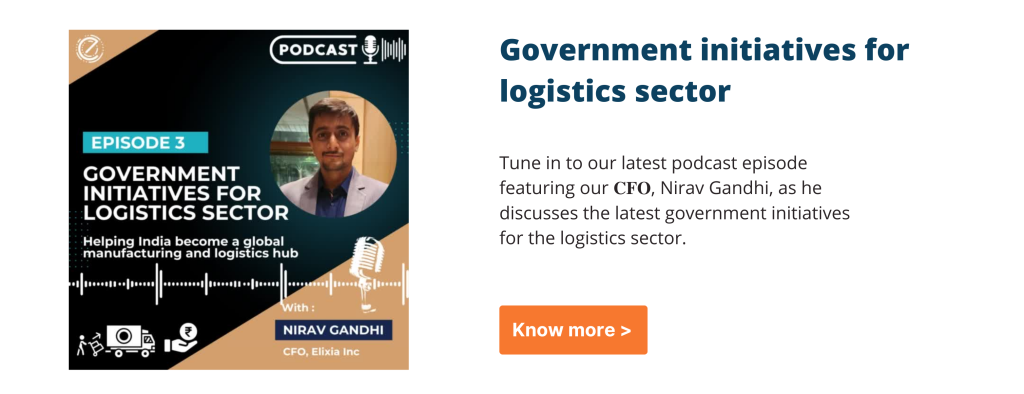 Podcast by Elixia's CFO on Initiatives for logistics sector