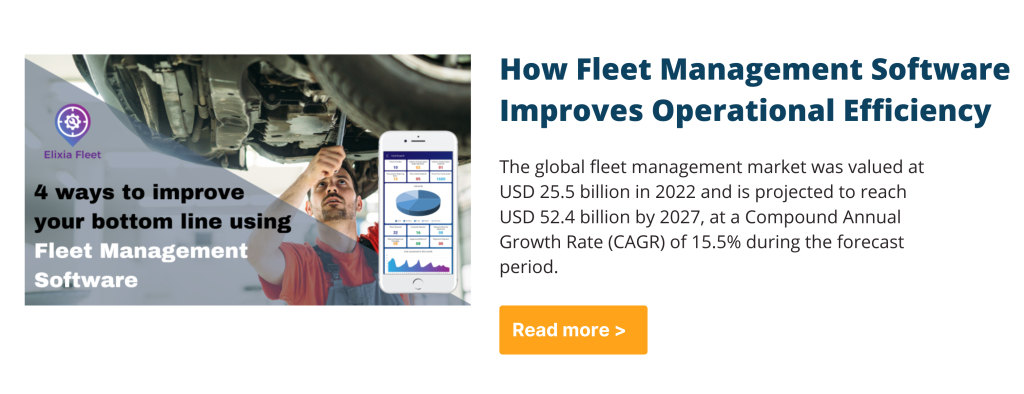 Fleet Management software to improve operational efficiency